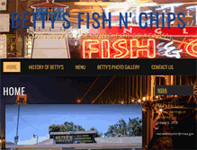 Tablet Screenshot of bettysfishandchips.com